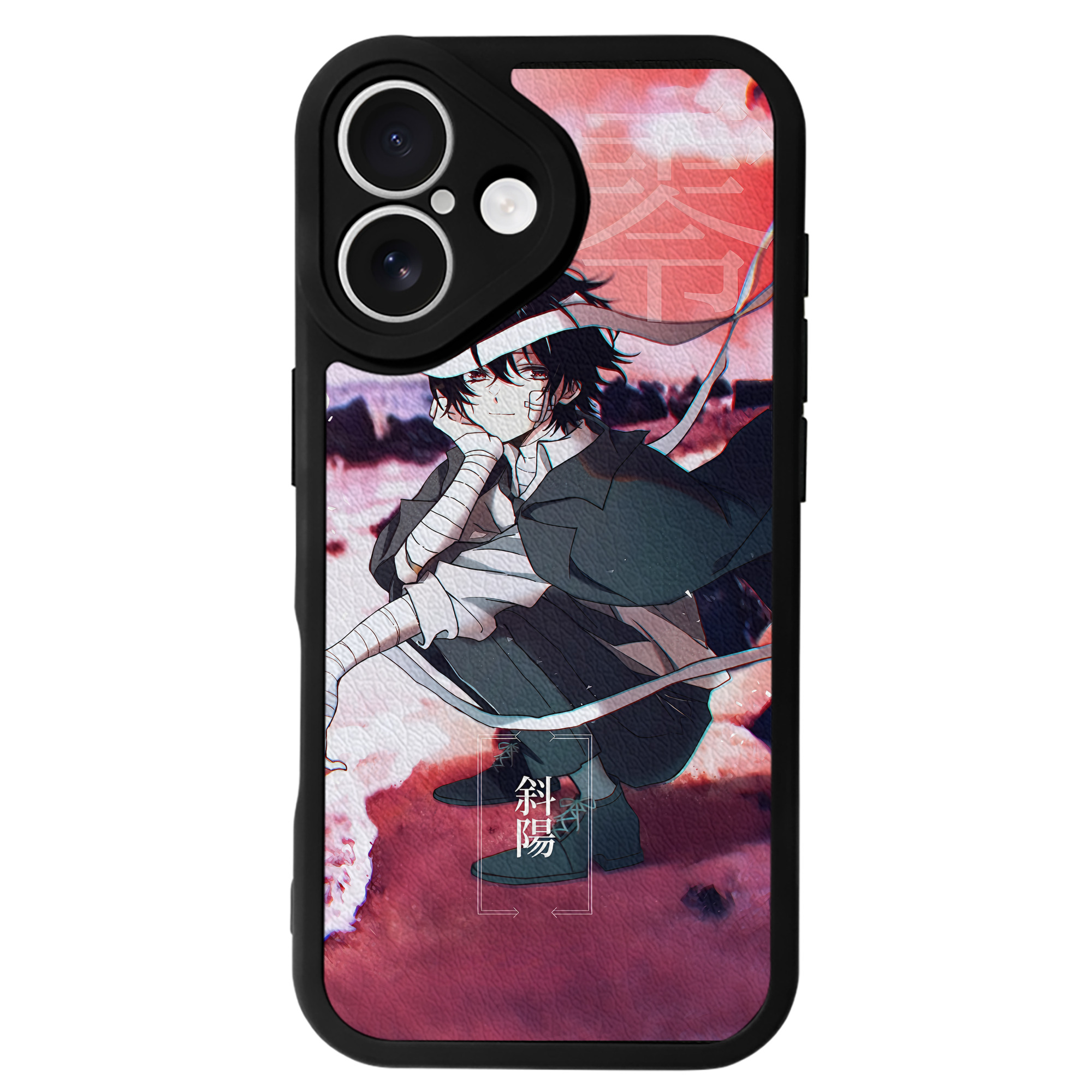 （画像用） 文豪ストレイドッグス Bungo Stray Dogs 【iPhone 16シリーズ対応】シリコンスマホケース（レザー調） 材質：シリコン